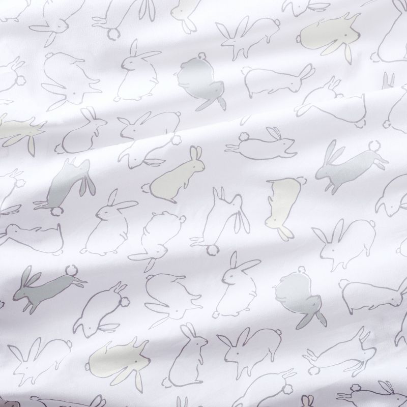 Fitted Crib Sheet Bunnies - Cloud Island&#8482;, 5 of 7