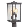 Craftmade Lighting Riviera III 3 - Light Post Light in  Oiled Bronze Outdoor - 2 of 2