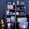 Ezy Storage 52.8qt IP67 Waterproof Storage Box: Clear Stackable Airtight Utility Bin with Latches for Documents & Tools - 2 of 3