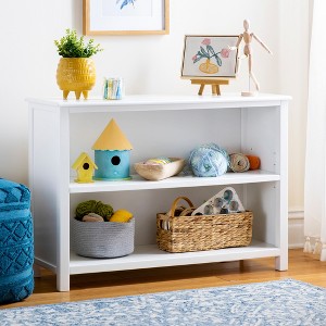 Guidecraft Taiga 2-Shelf Bookcase: 30" Bookshelf and Storage Unit for Bedrooms or Playrooms, Wooden Shelving for Books, Toys, School Supplies - 1 of 4
