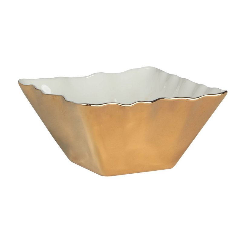 Certified International Set of 4 Gold Coast Square Snack Bowl, 2 of 4