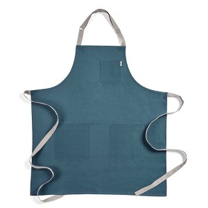 Solino Home Kitchen Linen Bib Apron - 1 of 4