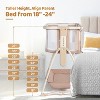 JOYMOR Baby Bassinet, 5 in 1 Bassinet Bedside Sleeper with Changing Table, 7 Height Adjustable, Rocking Bed with Wheels,Storage Basket for Newborn - 3 of 4