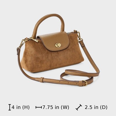 Сумки A New Day Elongated Top Handle Crossbody - A New Day™ Brown — фото 6