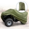 Unique Bargains Outdoor 190T-PU Waterproof Double Stitched Seams ATV Cover Green - 2 of 4