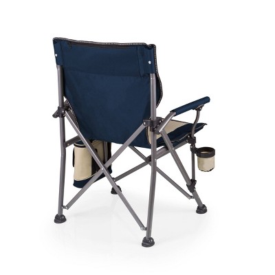 Outlander XL Navy and Beige Folding Camping Chair with Cooler