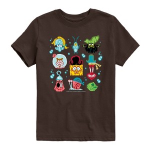 Boys' - Spongebob Squarepants - Spongebob: The Search For Squarepants Grid Short Sleeve Graphic T-Shirt - 1 of 4