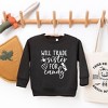 The Juniper Shop Will Trade Sister For Candy Toddler Graphic Sweatshirt - 2 of 3