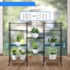 FONTOI Storage Racks, 5-Tier Shelving Unit with Adjustable Leveling Feet&Wheels, Wire Stackable Racks for Garage Home Kitchen, Black, 21"*54"*12" - 2 of 4