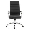 LeisureMod Benmar Modern High Back Leather Office Chair - 3 of 4