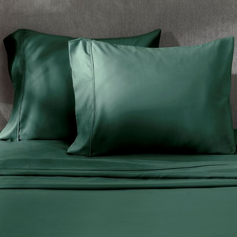 Hunter Green King Pillowcases 400 Thread Count 100% Cotton Pillow Cases ...