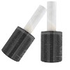PSBM 12 Rolls 5" x 1000 Ft. Opaque Black Mini Extended Core Pallet Stretch Wrap 80 Ga - 2 of 4