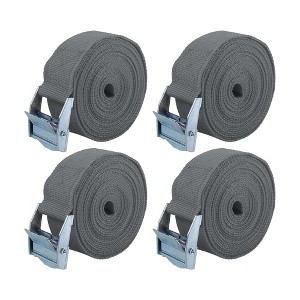 Unique Bargains Cargo Tie Down Straps Heavy Load Lashing Straps Travel Luggage Strap Adjustable with Cam Lock Buckle for Car Truck - 1 of 4