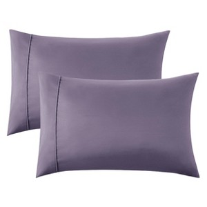 Bedsure-Polyester Microfiber Pillowcase 2 Pack Super Soft and Cozy Peached Fabric - 1 of 4