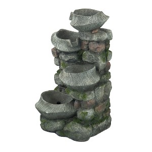 Gulches Garden Decor: Opt for 7"-42.25" High Fountain, Rustic Multi - 1 of 4