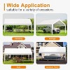 Coucheta Heavy Duty Carport, Portable Heavy Duty Garage Shelter&Powder Coated Steel Frame, Waterproof UV-Resistant Triple-Layer Tarp, Garage Tent - 2 of 4
