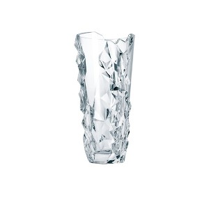Nachtmann Sculpture Crystal Vase – 13" Tall Lead-Free Machine-Made Glass, Clear Decorative Piece for Floral Arrangements, Tabletop Centerpieces - 1 of 4