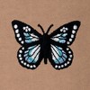 Dalix Butterfly Embroidery Sweatsuit Set Crewneck Jogger Soft Fleece Relaxed Fit Lounge Womens - 2 of 4