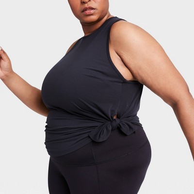 black tank top dress plus size