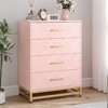 Jojoka Wooden Dresser for Bedroom, Dressers & Chest of Drawers with 4 Drawer - 3 of 4