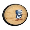 College Basketball Hardwood Design Oval Slimline Lighted Wall Sign - 2 of 4