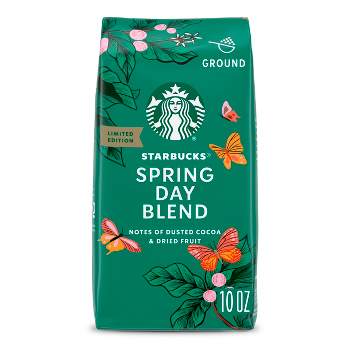 Starbucks Medium Roast Ground Coffee — Spring Day Blend — 100% Arabica — 1 bag (10 oz)