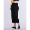 Women's Mesh Bodycon Maxi Maternity Skirt | Motherhood Maternity - 2 of 4