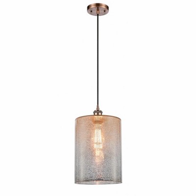 Cobbleskill - 1 Light Cord Hung Mini Pendant In Industrial Style-14 Inches Tall and 9 Inches Wide