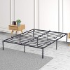 Bed Frame No Box Spring Needed, Heavy Duty Metal Platform Bed Frame for Bedroom Easy Assembly, Noise Free, Black - 4 of 4