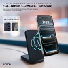iHome 15W Folding Wireless Charging Stand, Fast Charge, Travel-Friendly Design, Cable Included - 2 of 4