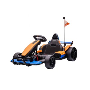 Best Ride on Cars McLaren GoKart 24V - Black/Orange - 1 of 4