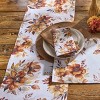 Split P Rustic Blooms Orange Table Runner 15" X 72" - 2 of 4