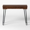 Hairpin Writing Desk with Storage Brown - Threshold™