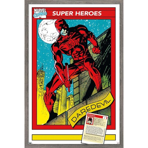 Trends International Marvel Trading Cards - Daredevil Framed Wall Poster Prints - image 1 of 4