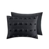 Sapphtopaz Comforter Set Bedding Set Solid Color Clip Jacquard Pompom Reversible Quilt Set - 4 of 4