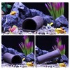 Unique Bargains Ceramic Aquarium Hideaway Rock Cave Fish Tank Decoration Brown 6.14"x2.72"x2.2" - 4 of 4