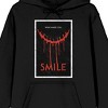 Smile What Makes You…Smile Poster Long Sleeve Adult Black Hooded Sweatshirt - 2 of 3