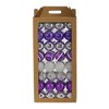 Holiday Shatterproof, 64 Count Christmas Tree Ornament Set, 80mm with Re-Useable Box - 4 of 4