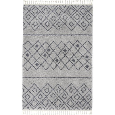 Nourison Diamond Trellis Shag Indoor Area Rug