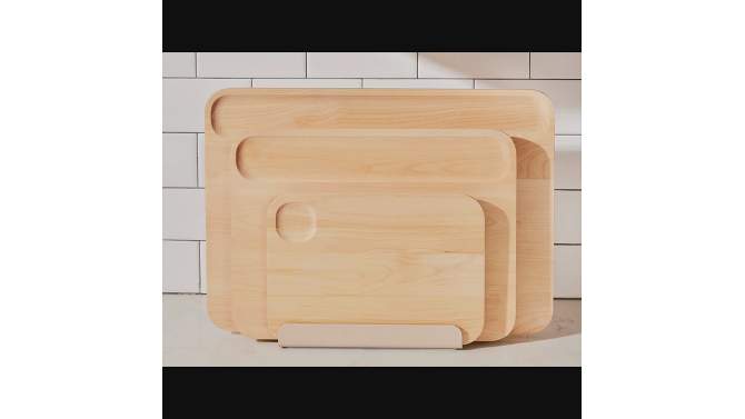 Caraway Home 4pc Cutting Board Set, 2 of 9, play video