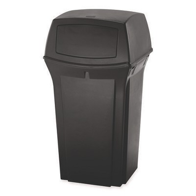 Rubbermaid Commercial Ranger Fire-Safe Container - Structural Foam, Black - 45 gal