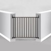 KidCo G2304 Angle Mount Safeway Top of Stairs Quick Release Baby Gate for Blocking Stairs or Hallways and Dividing Rooms, 42.5 x 31 Inch, Bamboo, Gray - 2 of 4