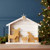 Christmas Nativity Display Wooden & Iron Cut Out 15.75"H Tabletop By Melrose - 2 of 3