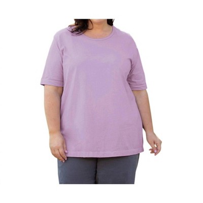 Women's Cotton Short Sleeve Tee - Plus - On The Plus Side
