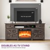 Fireplace TV Stand for TVs up to 80 Inches, Entertainment Center with Storage Drawers & Cabinets for Living Room - 4 of 4