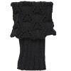 INSPIRE CHIC Women's Knitted Solid Color Warm Knee High Length Ribbed Leg Warmers - 4 of 4