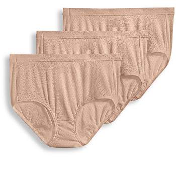 Jockey Women's Underwear Elance Breathe French Cut - 3 Pack, Light/Simple  Dot/Black, 6 at  Women's Clothing store