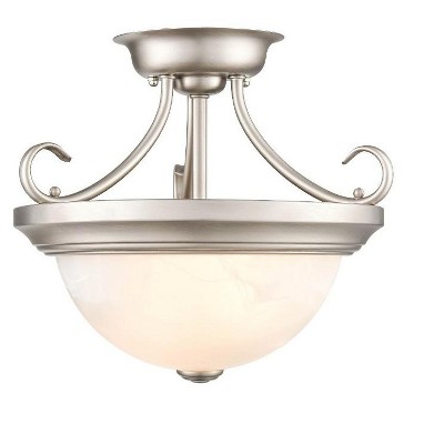Millennium Lighting 2 - Light Flush Mount in  Satin Nickel