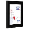 Corporate Rounded Black Satin Single Image Picture Frame - 2 of 4