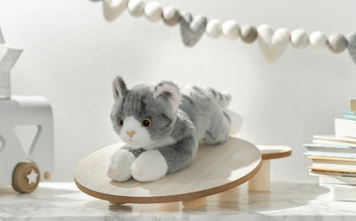 Gray Tabby Cat Toy, Farm